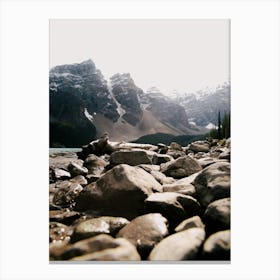 Moraine Rocks Canvas Print