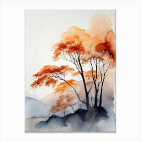 Trees In Autumn 1 Canvas Print