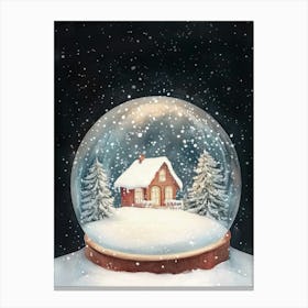 Snow Globe Canvas Print