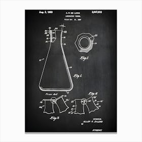 Beaker Patent Print, Beaker Art, Science Gift, Scientist Beaker Art, Beaker Poster, Beaker Decor, Science Gift, Medical Student Gift, Cm6121 Canvas Print