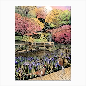 Japanese Water Garden Canvas Print