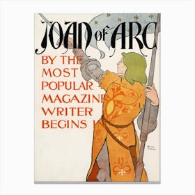 Joan Of Arc (1895), Edward Penfield Canvas Print