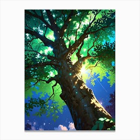 Tree In The Sky Canvas Print