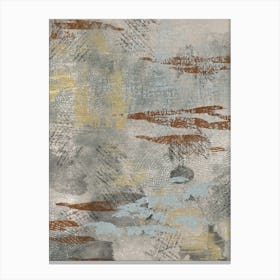 Abstract Painting With Textures Canvas Print