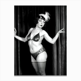 1920's Burlesque Dancer ~Reimagined 87 Canvas Print