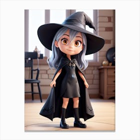 Little Witch 2 Canvas Print