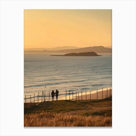 Sunset At The Beach 12 Canvas Print