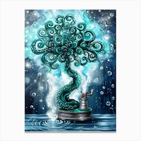 Octopus Tree Canvas Print