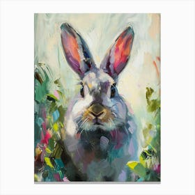 Chinchilla Rabbit Painting 1 Canvas Print