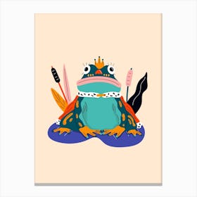 Frog Prince Canvas Print