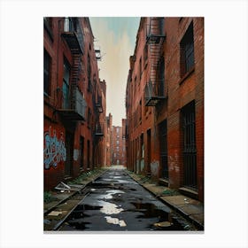 Abandoned Alley Canvas Print