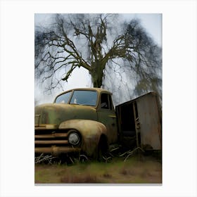 Old Truck Canvas Print