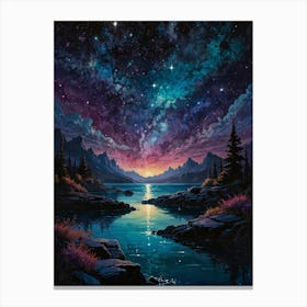 Milky Way Canvas Print