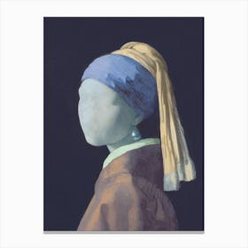 Questions #2 Girl With A Pearl Earring Canvas Print