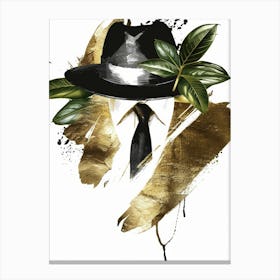 Man In A Hat 1 Canvas Print