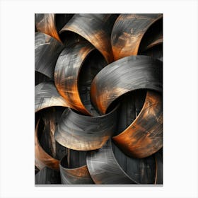 Abstract Steel Canvas Print