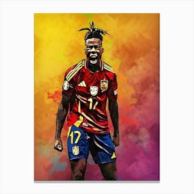 Nico Williams 2 Canvas Print