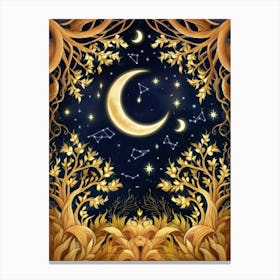 Astrology Background Canvas Print