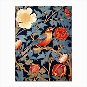 Bird On A Branch 35 Canvas Print