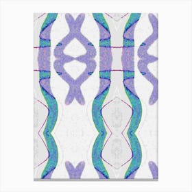 Abstract Pattern Fabric Canvas Print