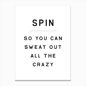 Spin Gym Canvas Print