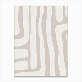 Neutral Abstract Art 1 Canvas Print