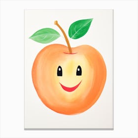 Friendly Kids Peach 2 Canvas Print