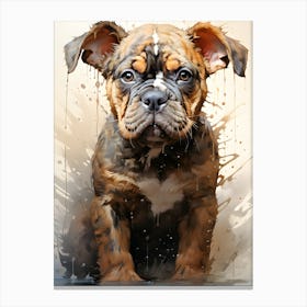 Puppy Pictorials Canvas Print