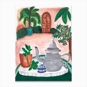 Tea In Marrakesh Canvas Print