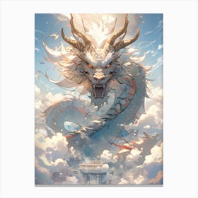 Dragon In The Sky Canvas Print
