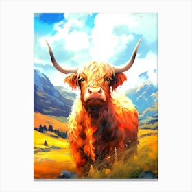 Highland Cow 1 Canvas Print