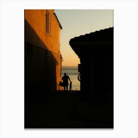 Street photography art Canvas Print