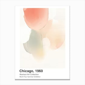 World Tour Exhibition, Abstract Art, Chicago, 1960 9 Canvas Print