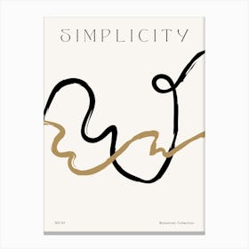 Simplicity 2 Canvas Print