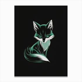 Fox Artwork Canvas Print