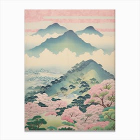Mount Nasu In Tochigi, Japanese Landscape 2 Canvas Print