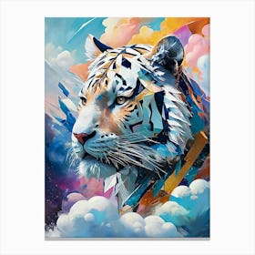 Abstract Tiger Canvas Print