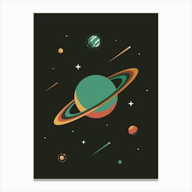 Different Planets Canvas Print