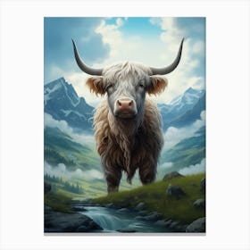 Highland Cow 3 Canvas Print