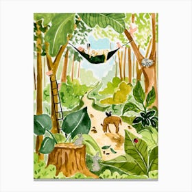 Forest Hammock Canvas Print