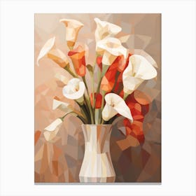 Sweet Pea, Flower Still Life Painting 2 Dreamy Canvas Print