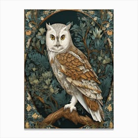 William Morris Owls 3 Canvas Print