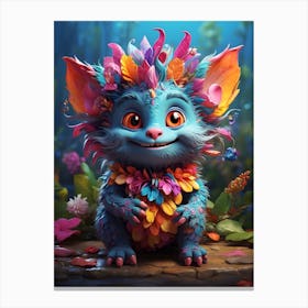 Colorful Troll 4 Canvas Print