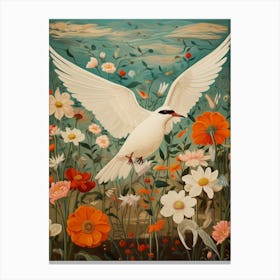 Common Tern 1 Detailed Bird Painting Canvas Print