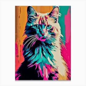Eclectic Cat Canvas Print
