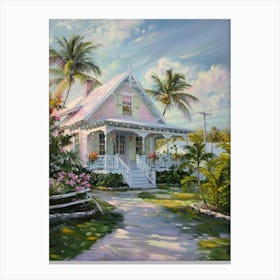 Key West Cottage 1 Canvas Print