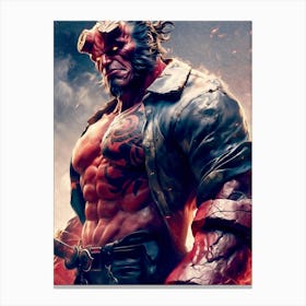 Hellboy hero Leinwandbild