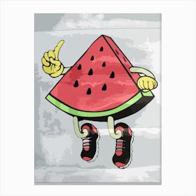 Watermelon Slice Canvas Print