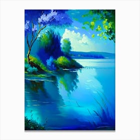 Water Inspired Surrealistic Scene Waterscape Impressionism 1 Canvas Print
