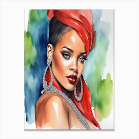 Rihanna Canvas Print